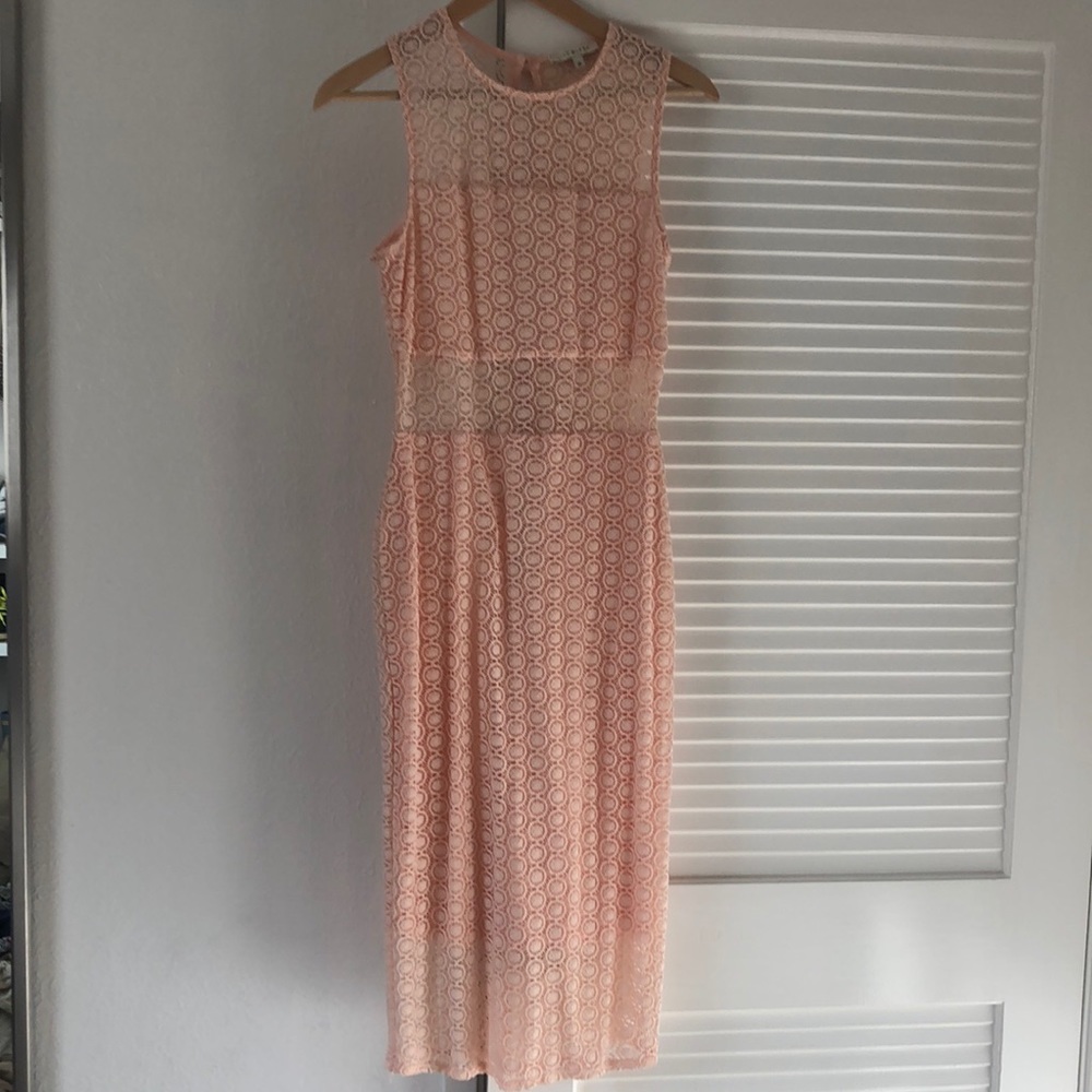 Coral dress